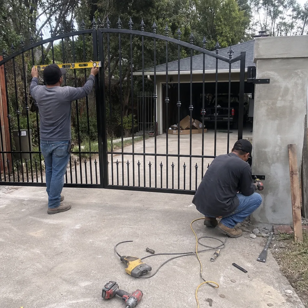 Pedestrian Gate Installation