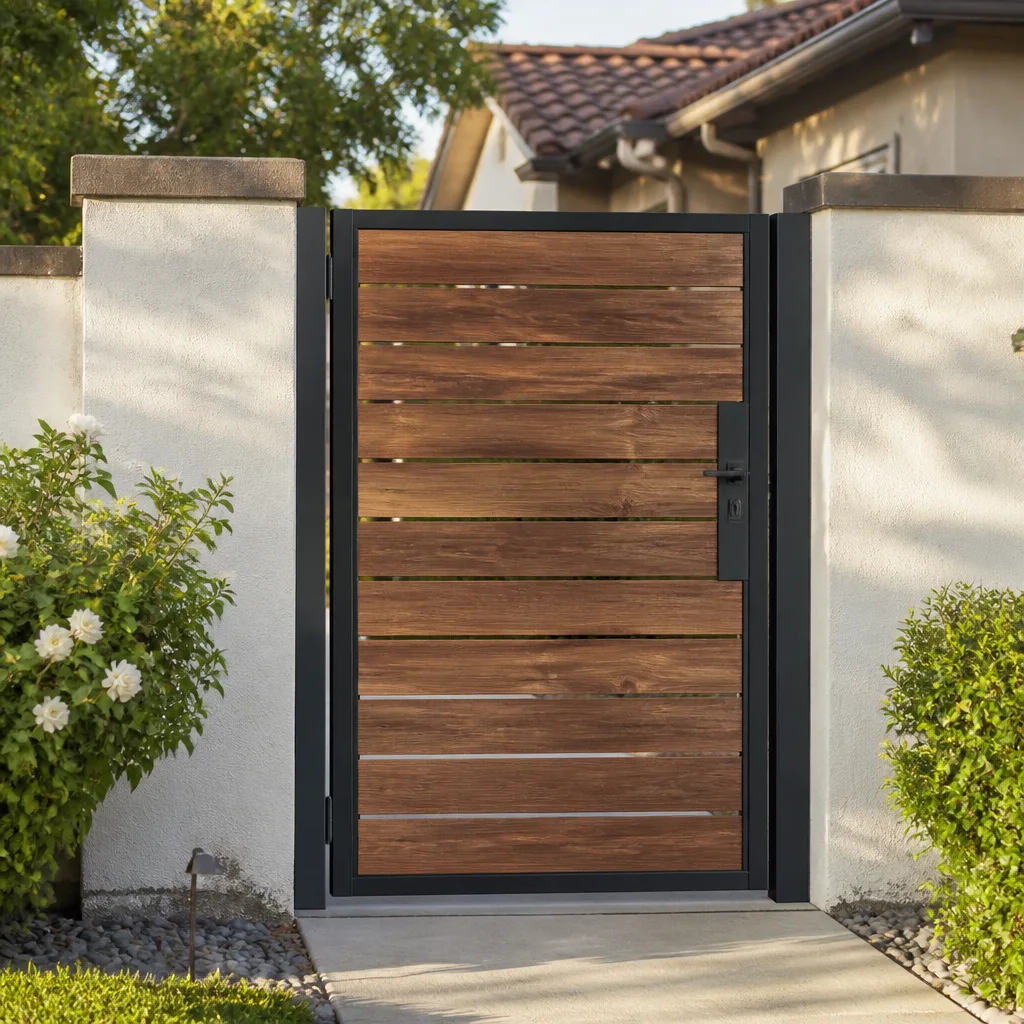 Wood & steel frame